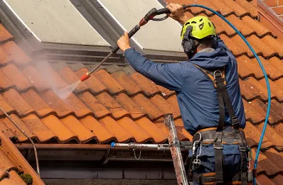 Démoussage et hydrofuge de toiture à Bagard